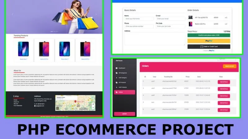 PHP ecommerce là việc sử dụng PHP để phát triển các hệ thống thương mại điện tử trực tuyến